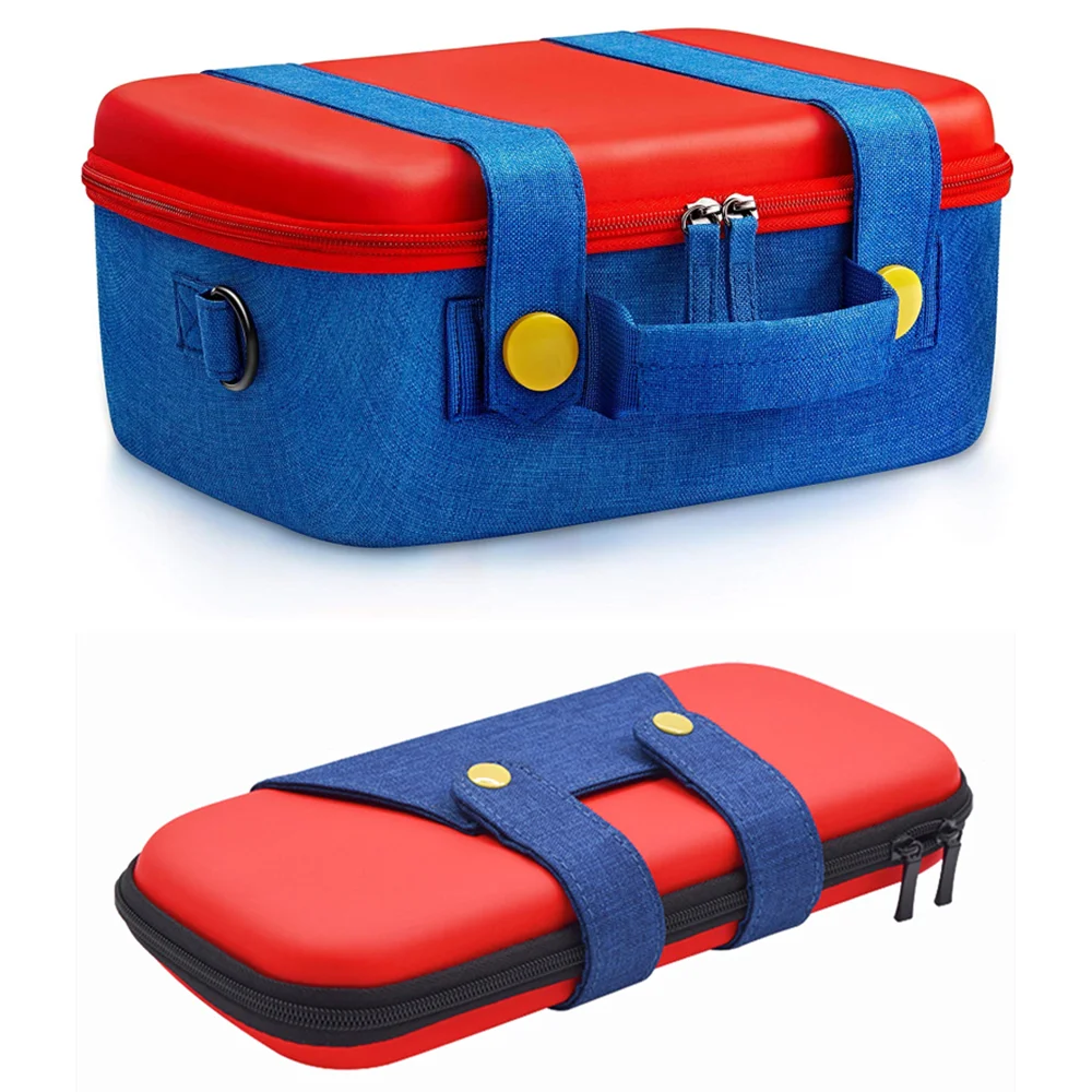 Travel Carrying Case Compatible With Switch System Cute and Deluxe,Protective Hard Shell Carry Bag for Mario Fans 2in1 Bag
Travel Carrying Case Compatible With Switch System Cute and Deluxe,Protective Hard Shell Carry Bag for Mario Fans 2in1 Bag