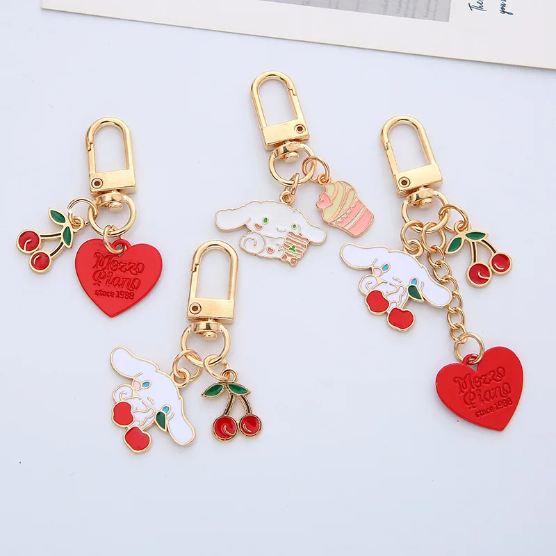 Alloy Cherry Cinnamon Dog Key Chains Lovely Cartoon Cute Lovely Bag Pendant Keychains Birthday Party Gifts Keyring Jewelry
Alloy Cherry Cinnamon Dog Key Chains Lovely Cartoon Cute Lovely Bag Pendant Keychains Birthday Party Gifts Keyring Jewelry