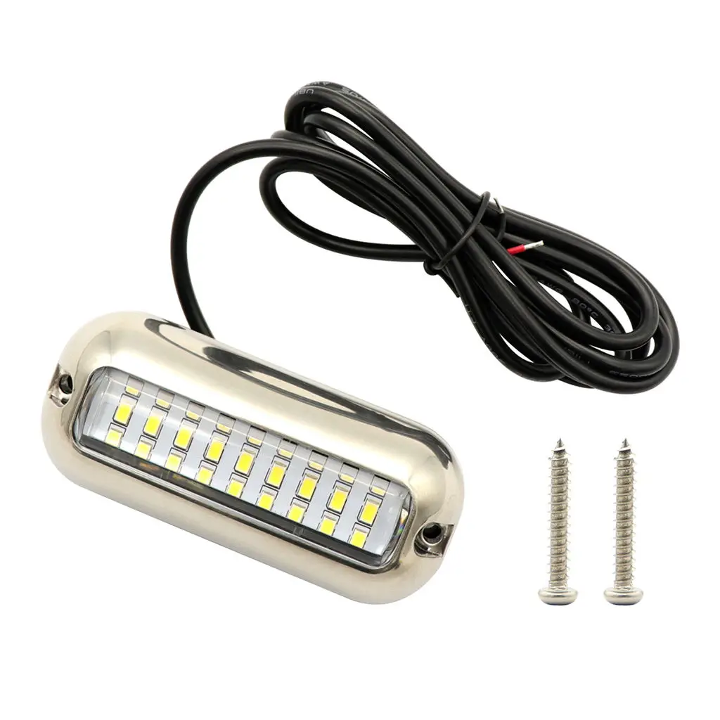 LED Underwater Light, Waterproof Stainless Steel Boat Pontoon Marine/Boat Transom Lamp
LED Underwater Light, Waterproof Stainless Steel Boat Pontoon Marine/Boat Transom Lamp
