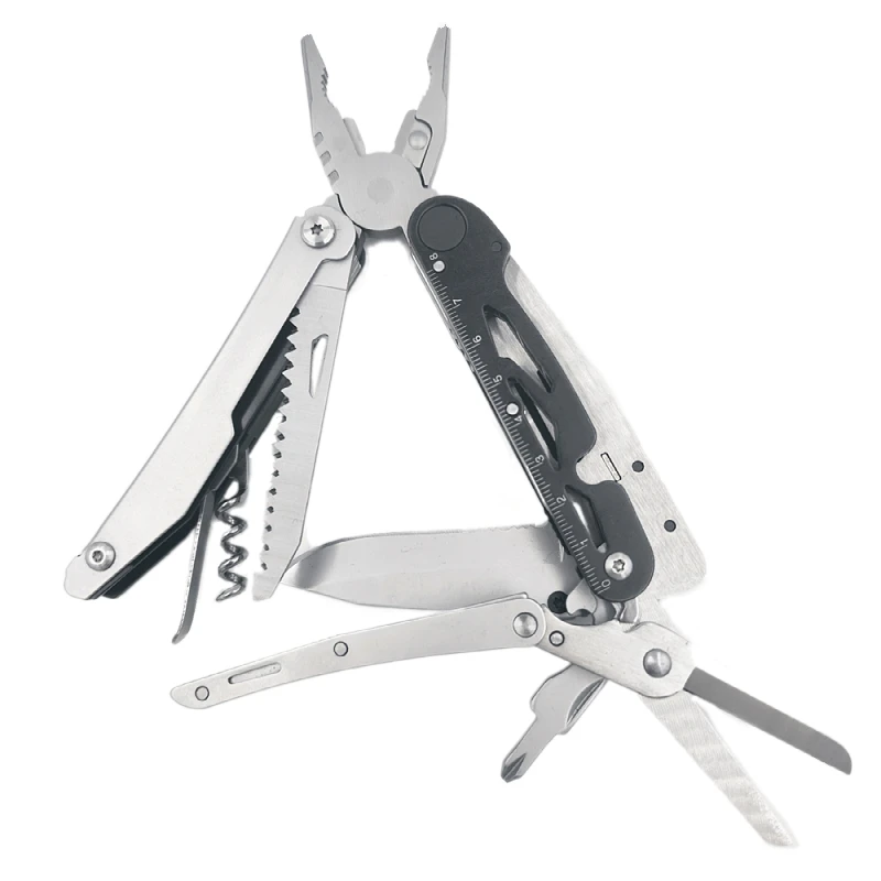 Multifunctional cutting pliers Hiking Emergency Survival Multitool 10 in 1 with Folding Mini Knife Saw Screwdrivers
Multifunctional cutting pliers Hiking Emergency Survival Multitool 10 in 1 with Folding Mini Knife Saw Screwdrivers