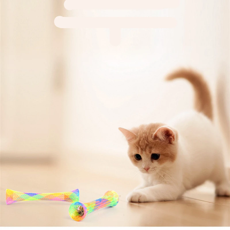 New Cat Interactive Toy Stick Freely Folding Spring Shape Multi-Color Cat Bouncing Toy Good Elasticity Pet Playing Toy
New Cat Interactive Toy Stick Freely Folding Spring Shape Multi-Color Cat Bouncing Toy Good Elasticity Pet Playing Toy