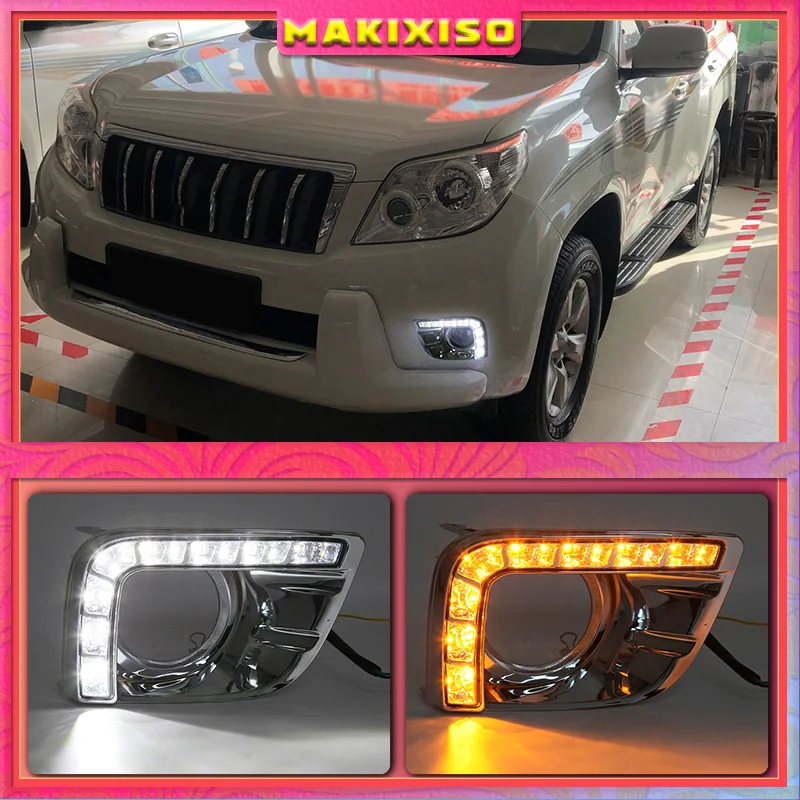 1Set For Toyota Prado FJ150 LC150 Land Cruiser 2700 2010 2011 2013 Daylight LED DRL Daytime Running Lights Fog Lamp
1Set For Toyota Prado FJ150 LC150 Land Cruiser 2700 2010 2011 2013 Daylight LED DRL Daytime Running Lights Fog Lamp