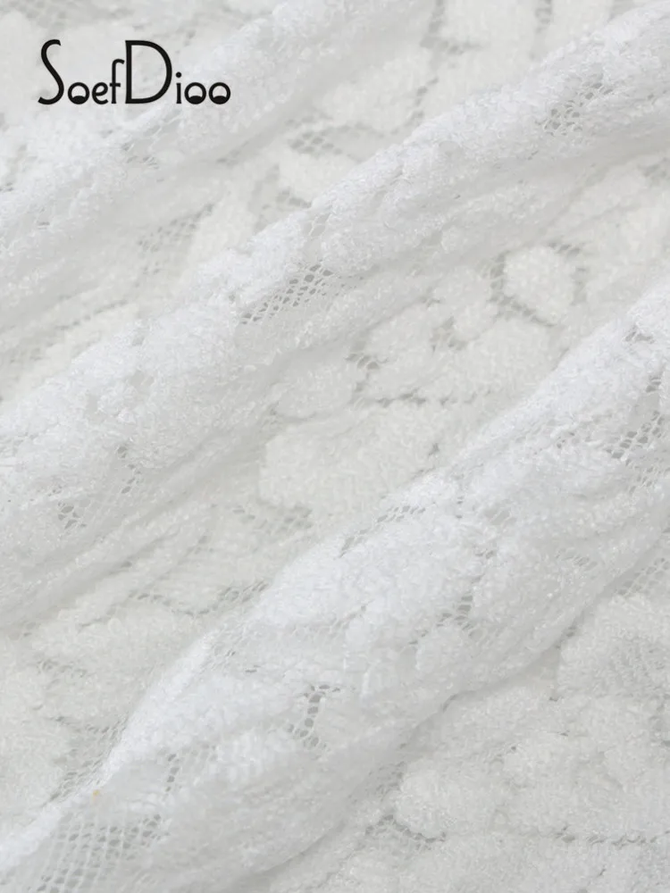 Soefdioo Solid Color Lace Hollow Out Sleeveless Backless Slim Jumpsuits Women Fashion Streetwear Summer 2021 Sexy Party Clubwear 
Soefdioo Solid Color Lace Hollow Out Sleeveless Backless Slim Jumpsuits Women Fashion Streetwear Summer 2021 Sexy Party Clubwear