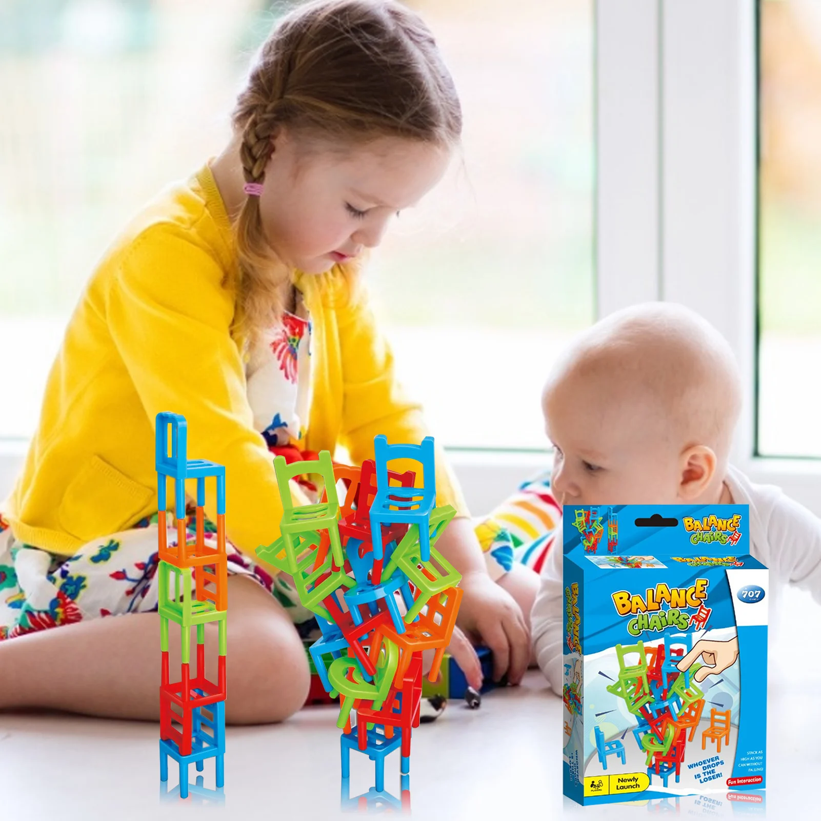 Mini Chair Balance Blocks Toy Plastic Assembly Blocks Stacking Chairs Kids Educational Toy Plastic Balance Chairs Stacking Toys
Mini Chair Balance Blocks Toy Plastic Assembly Blocks Stacking Chairs Kids Educational Toy Plastic Balance Chairs Stacking Toys