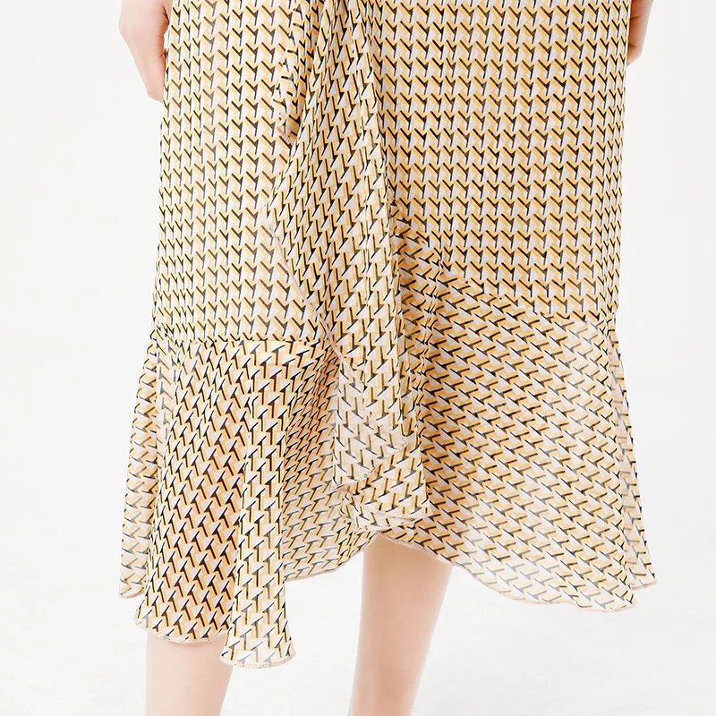 CHERICOM 2020 Summer new mid-length high waist pleated skirt irregular hem skirt S262292Q
CHERICOM 2020 Summer new mid-length high waist pleated skirt irregular hem skirt S262292Q