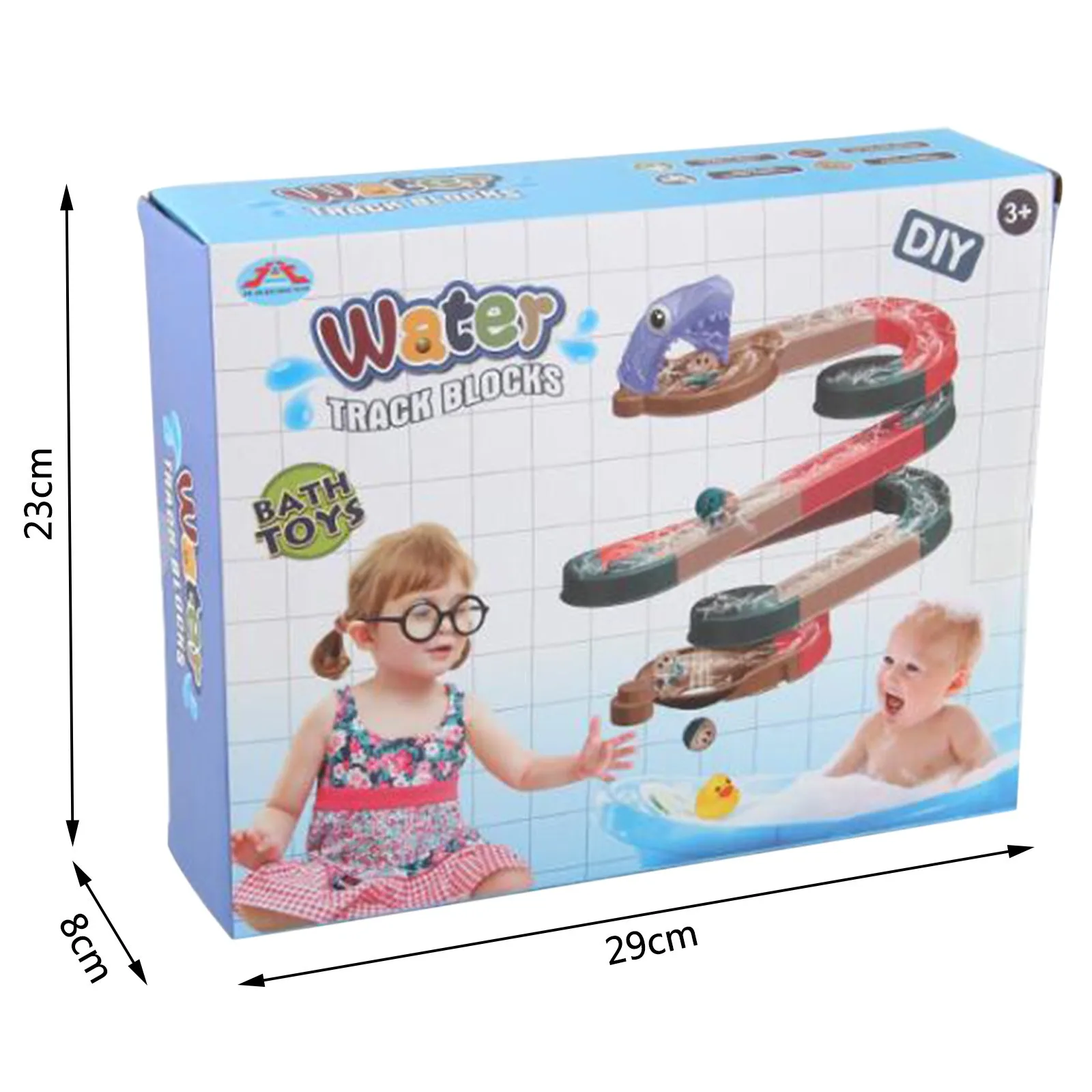 Children's Bath Toy New Assembled Ball Track Slide Diy Assembled Summer Play Water Games Toy Set Race Run Track Bathroom Bathtub
Children's Bath Toy New Assembled Ball Track Slide Diy Assembled Summer Play Water Games Toy Set Race Run Track Bathroom Bathtub