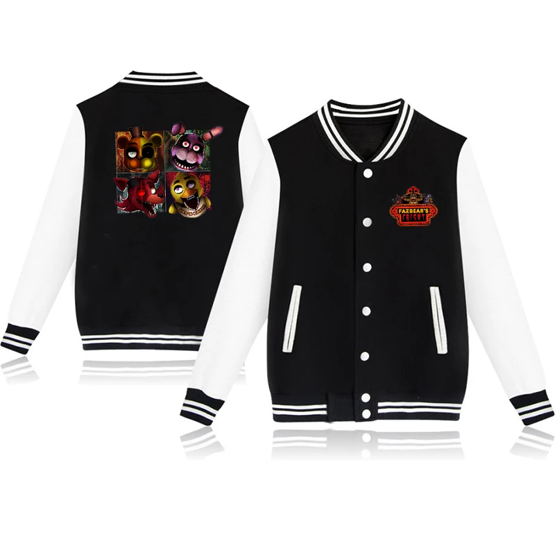 New Five Nights At Freddys Print Clothes Toddler Baby Girls Boys Baseball Jackets Coats Kids Autumn Casual Children Sport Tops 
New Five Nights At Freddys Print Clothes Toddler Baby Girls Boys Baseball Jackets Coats Kids Autumn Casual Children Sport Tops
