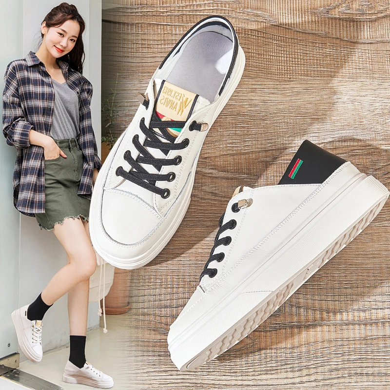 Platform Sneakers Women's Running Shoes Woman Fashion White Shoes Womens Trainers Flat Chunky Sneakers for Women
Platform Sneakers Women's Running Shoes Woman Fashion White Shoes Womens Trainers Flat Chunky Sneakers for Women