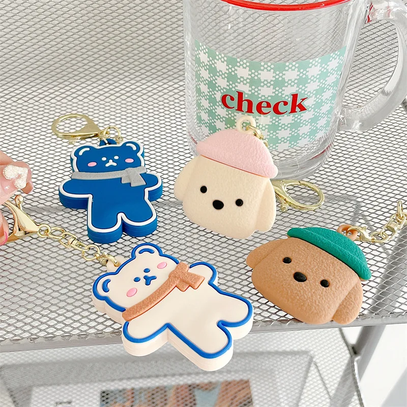 For AirTag Case Cute Cartoon Teddy Dog Bear Soft Silicone Case For Apple AirTags Cover Tracker Locator Keychain
For AirTag Case Cute Cartoon Teddy Dog Bear Soft Silicone Case For Apple AirTags Cover Tracker Locator Keychain