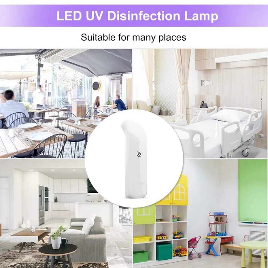 UVC 270nm LED Ultraviolet Lamp Rechargeable UV Sterilizer Lamp Ultraviolet Tube Bulb Disinfection Bactericidal Lamps For Home 
UVC 270nm LED Ultraviolet Lamp Rechargeable UV Sterilizer Lamp Ultraviolet Tube Bulb Disinfection Bactericidal Lamps For Home