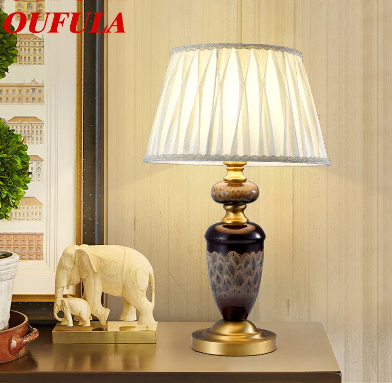 AOSONG Table Lamp Ceramic Desk Light Contemporary Office Creative Decoration LED Lamp Fabric for Foyer Living Room Bedroom
AOSONG Table Lamp Ceramic Desk Light Contemporary Office Creative Decoration LED Lamp Fabric for Foyer Living Room Bedroom