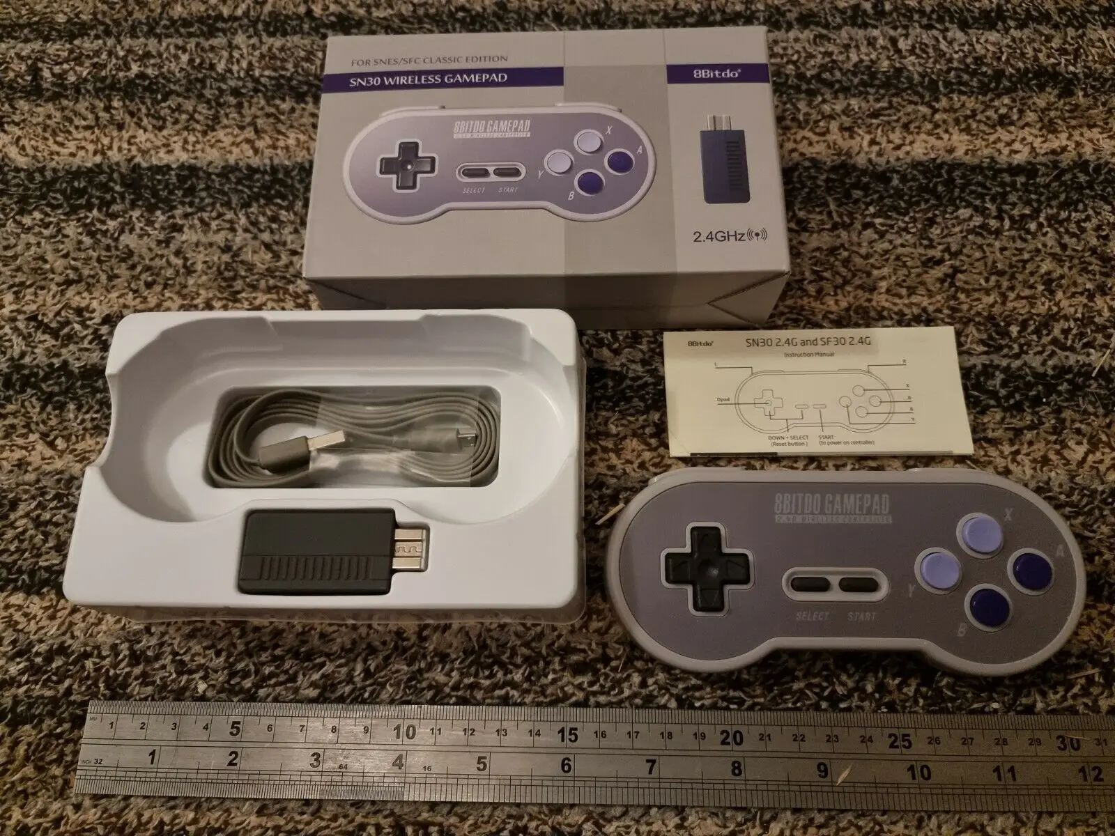 8BITDO SN30 WIRELESS CONTROLLER GAMEPAD NINTENDO CLASSIC MINI SNES Famicon NEW!
8BITDO SN30 WIRELESS CONTROLLER GAMEPAD NINTENDO CLASSIC MINI SNES Famicon NEW!