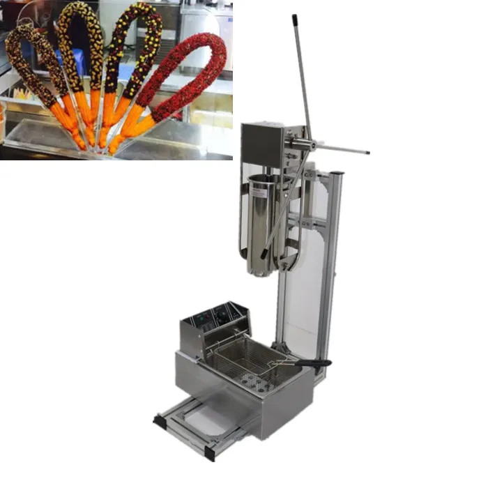 2019 New design lower prices 5L Capacity Commerical churros maker machine with 6L electric Deep Fryer machine on sale
2019 New design lower prices 5L Capacity Commerical churros maker machine with 6L electric Deep Fryer machine on sale