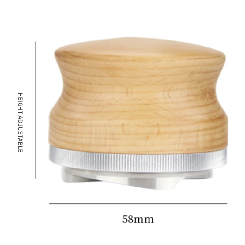 58MM Coffee Distributor Leveler Tool Kitchen Macaron Coffee Tamper Coffee Bean Press Tool Coffee Powder Hammer
58MM Coffee Distributor Leveler Tool Kitchen Macaron Coffee Tamper Coffee Bean Press Tool Coffee Powder Hammer