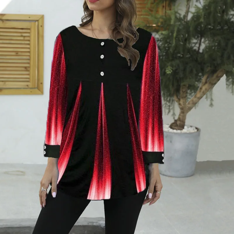 New Spring Autumn Women's Tops 2021 Female Long Sleeve Loose Patchwork T-Shirts Plus Size O-Neck Casual Shirts
New Spring Autumn Women's Tops 2021 Female Long Sleeve Loose Patchwork T-Shirts Plus Size O-Neck Casual Shirts