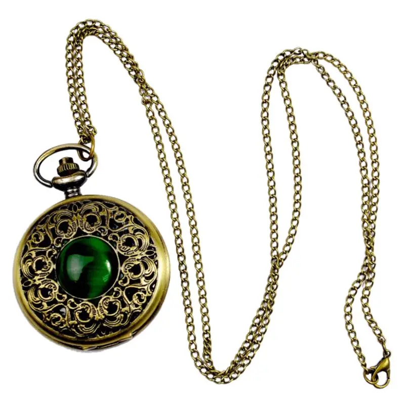 Creative pocket watch classic green cat eye large pocket watch court carved hollow flip pocket watch
Creative pocket watch classic green cat eye large pocket watch court carved hollow flip pocket watch