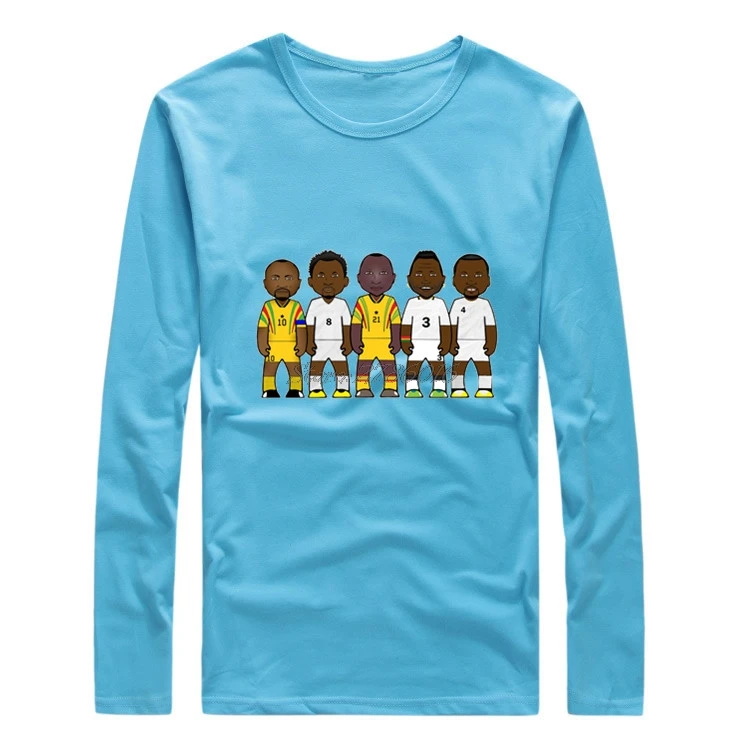 Men's Long Sleeve Abedi Pele Samuel Kuffour Tony Yeboah Asamoah Gyan Michael Essien T-Shirt W17080618
Men's Long Sleeve Abedi Pele Samuel Kuffour Tony Yeboah Asamoah Gyan Michael Essien T-Shirt W17080618