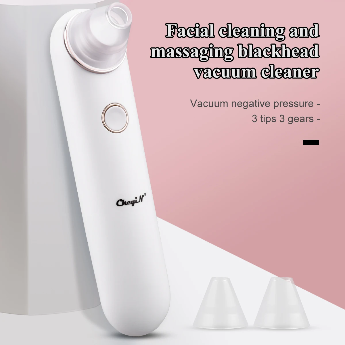 CkeyiN Facial Blackhead Remover Electric Acne Cleaner Black Point Blackhead Vacuum Cleaner Tool Black Spots Pore Cleaner Machine
CkeyiN Facial Blackhead Remover Electric Acne Cleaner Black Point Blackhead Vacuum Cleaner Tool Black Spots Pore Cleaner Machine