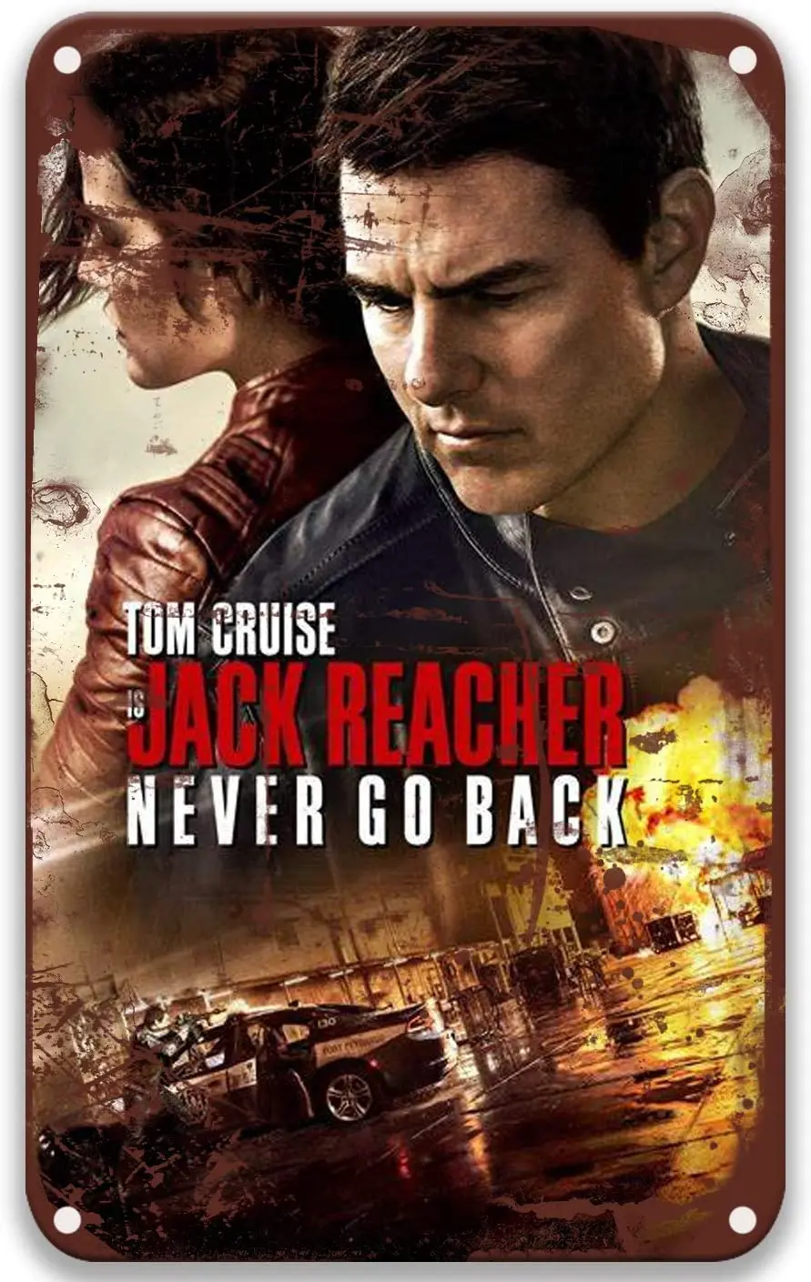 Jack Reacher Never Go Back (2016) Movie Tin Signs Vintage Movies Fashion for Man Office Outdoors Party Room 8x12 Inches
Jack Reacher Never Go Back (2016) Movie Tin Signs Vintage Movies Fashion for Man Office Outdoors Party Room 8x12 Inches