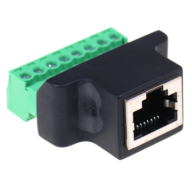 1 шт. Ethernet RJ45 гнездовой к винтовой клемме 8 Pin CCTV цифровой адаптер DVR разъем
1 шт. Ethernet RJ45 гнездовой к винтовой клемме 8 Pin CCTV цифровой адаптер DVR разъем