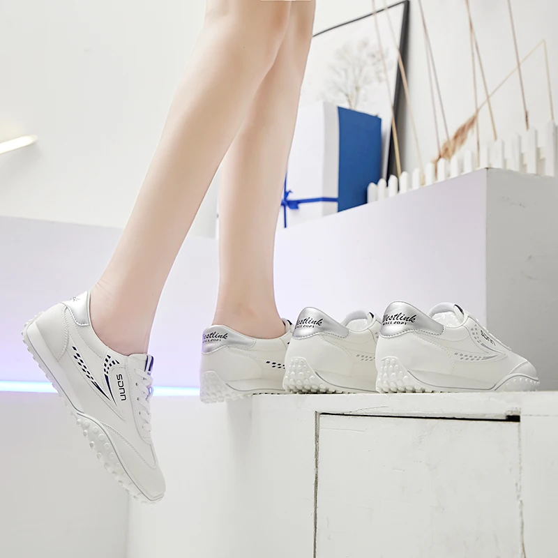 Brand Designer Golf Shoes Ladies Anti-Slip Hard-Wearing Leather Golf Shoes for Women Autumn White Original Women Golf Sneakers 
Brand Designer Golf Shoes Ladies Anti-Slip Hard-Wearing Leather Golf Shoes for Women Autumn White Original Women Golf Sneakers