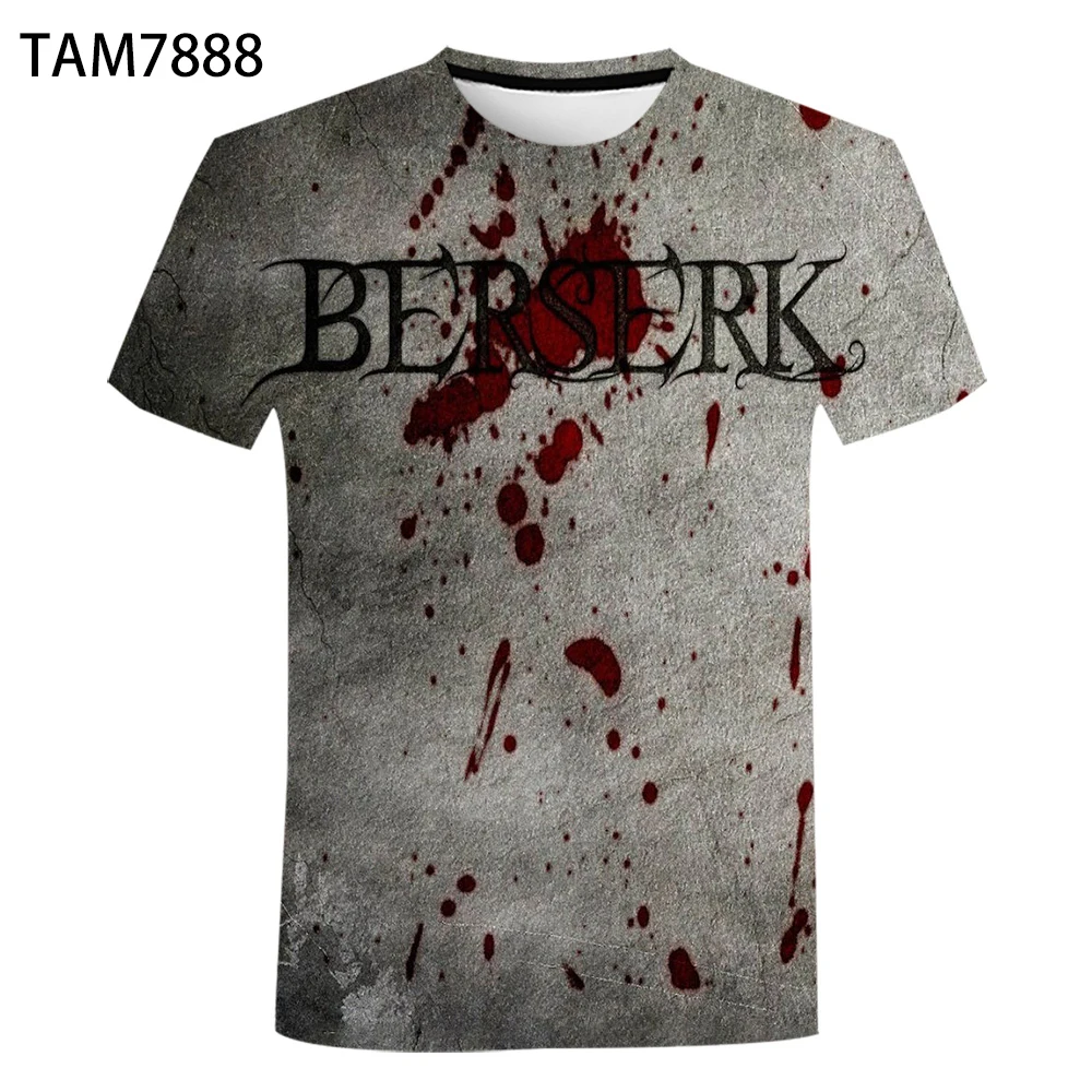 Simple 3D Men Women T-shirt Casual Berserk Print Boys T-shirt Cheap Street Style Europe and America New 2021 
Simple 3D Men Women T-shirt Casual Berserk Print Boys T-shirt Cheap Street Style Europe and America New 2021