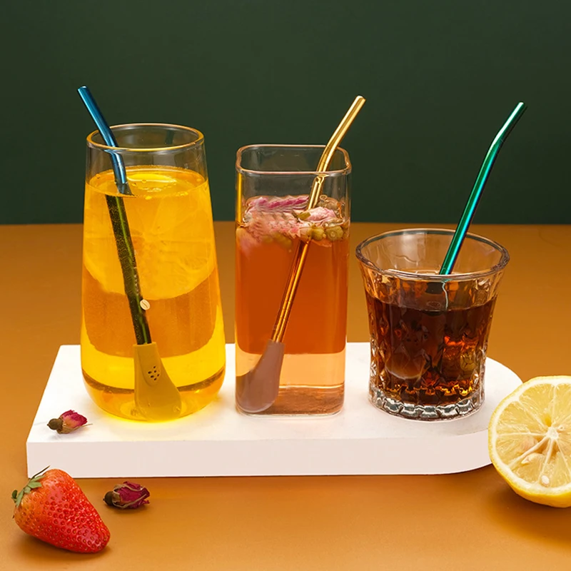 Tea Strainer With Teaspoon Simplicity Beverage Straw Spoon Detachable Coffee Straw Spoon Silicone Detachable Straw Spoon
Tea Strainer With Teaspoon Simplicity Beverage Straw Spoon Detachable Coffee Straw Spoon Silicone Detachable Straw Spoon