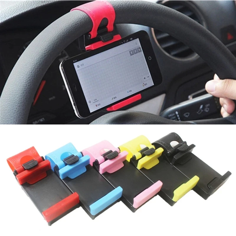 Universal Car Phone Holder Car Steering Wheel Clip Mount Holder for iPhone 8 7 7Plus 6 6s Samsung Xiaomi Huawei Mobile Phone GPS
Universal Car Phone Holder Car Steering Wheel Clip Mount Holder for iPhone 8 7 7Plus 6 6s Samsung Xiaomi Huawei Mobile Phone GPS