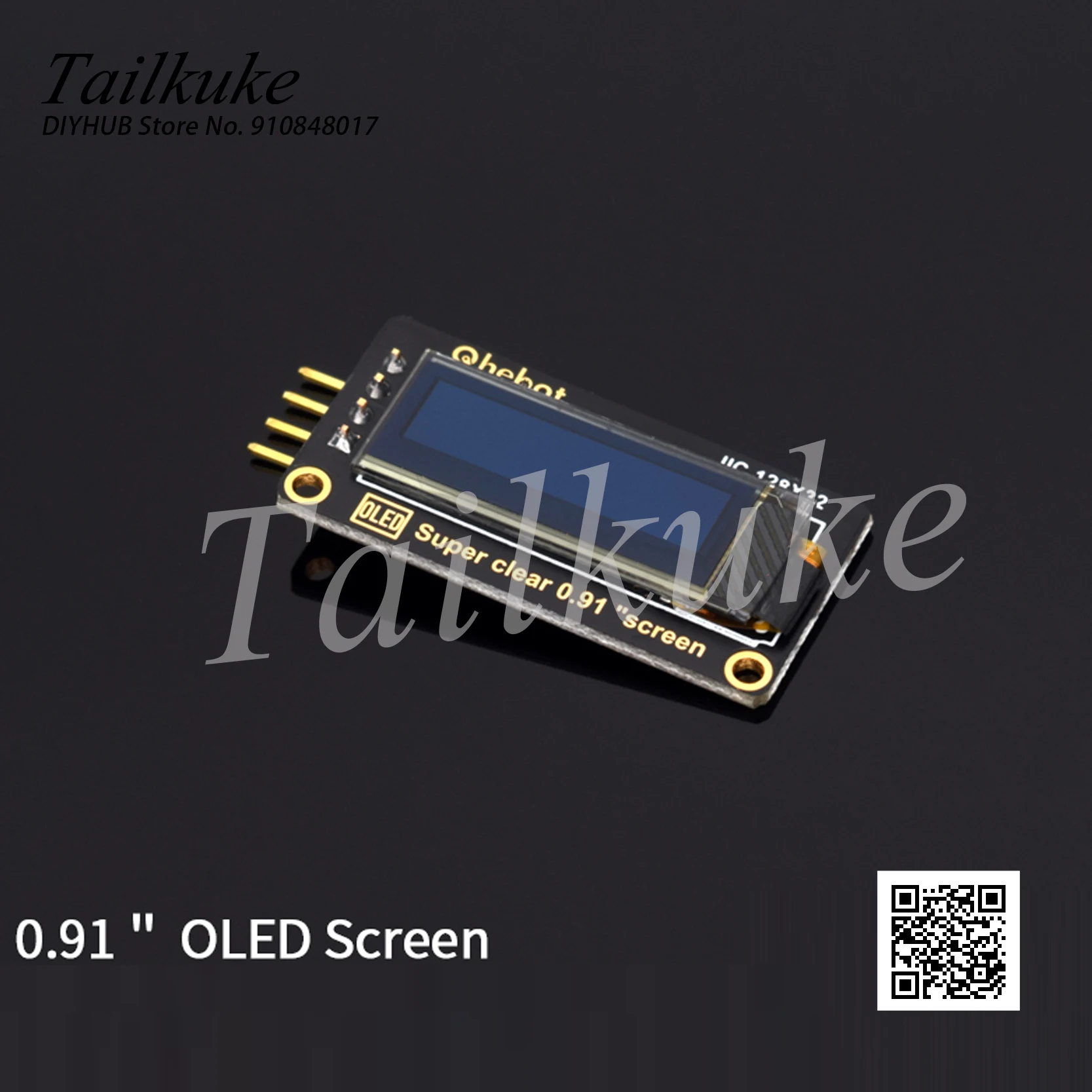 0.91 Inch OLED Liquid Crystal Display I2C Communication Is Suitable for Electronic Building Blocks
0.91 Inch OLED Liquid Crystal Display I2C Communication Is Suitable for Electronic Building Blocks