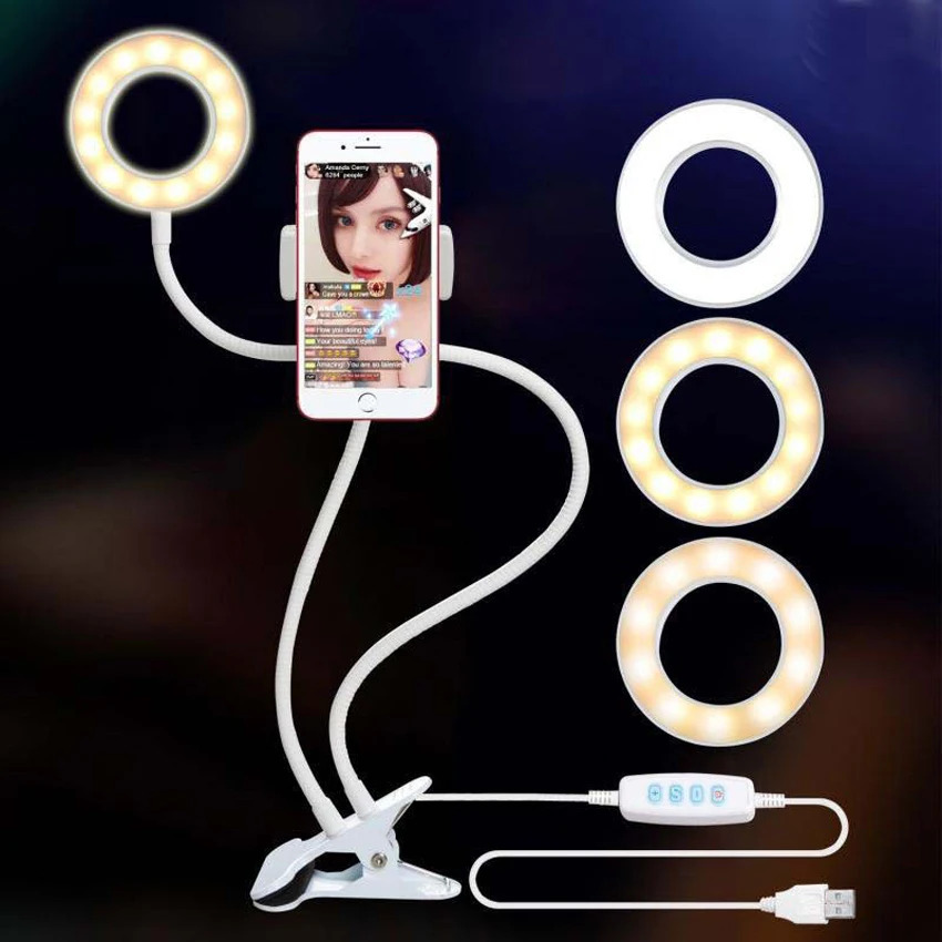 Phone LED Ring Light Studio Selfie Photo Video Makeup Live Stream Dimmable Lamp Photo Studio
Phone LED Ring Light Studio Selfie Photo Video Makeup Live Stream Dimmable Lamp Photo Studio