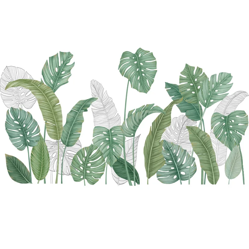 Nordic Green Leaf Weed Wall Sticker for Bedroom Living room Decor 3D Tile Stickers Vinyl Wall Decals wallpaper Home Decoration
Nordic Green Leaf Weed Wall Sticker for Bedroom Living room Decor 3D Tile Stickers Vinyl Wall Decals wallpaper Home Decoration