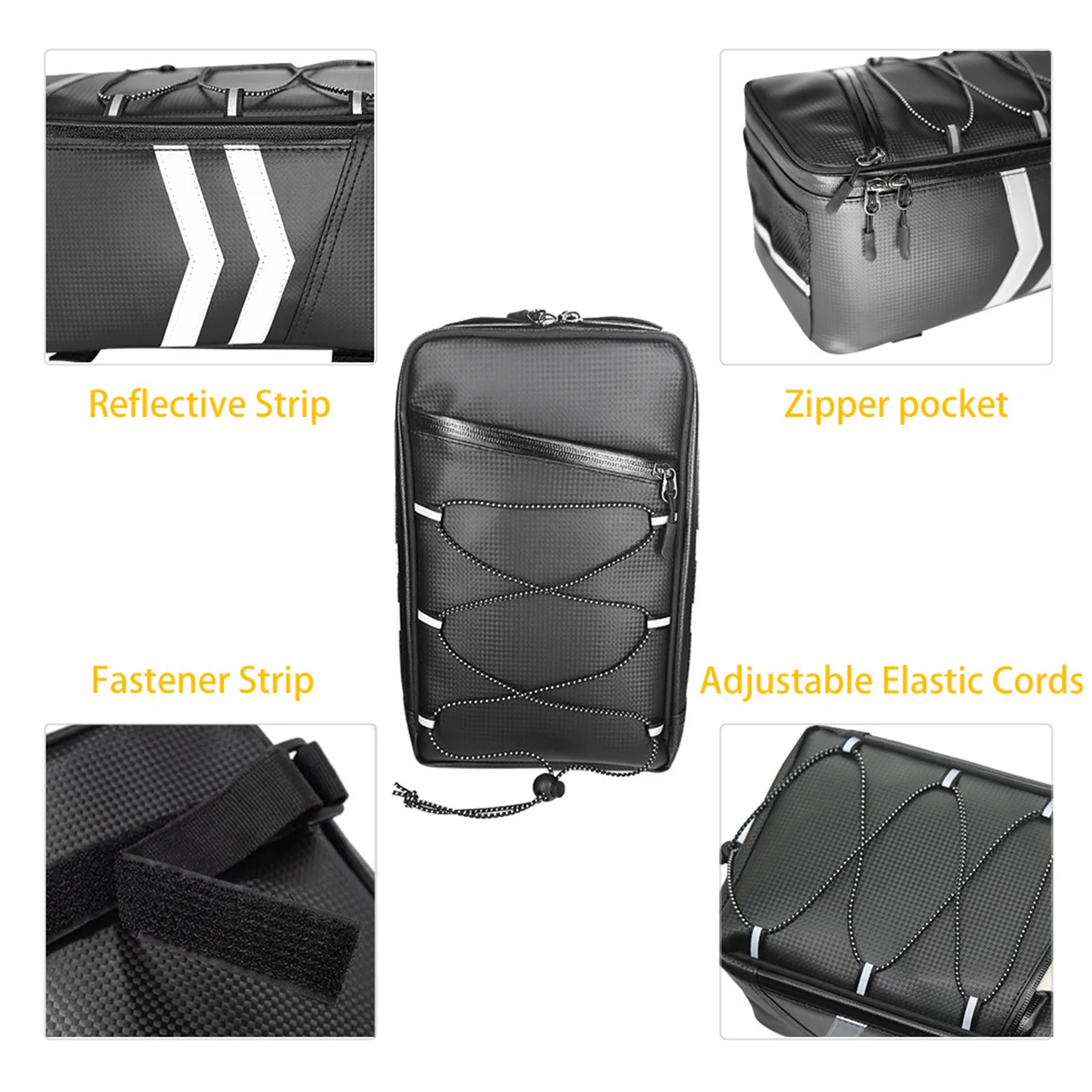 Waterproof Motorcycle Tail Tool Bag Bike Rack Rear Carrier Bag 8L/9L Large Capacity Bicycle Rear Bag PU Storage Package Tool Bag
Waterproof Motorcycle Tail Tool Bag Bike Rack Rear Carrier Bag 8L/9L Large Capacity Bicycle Rear Bag PU Storage Package Tool Bag