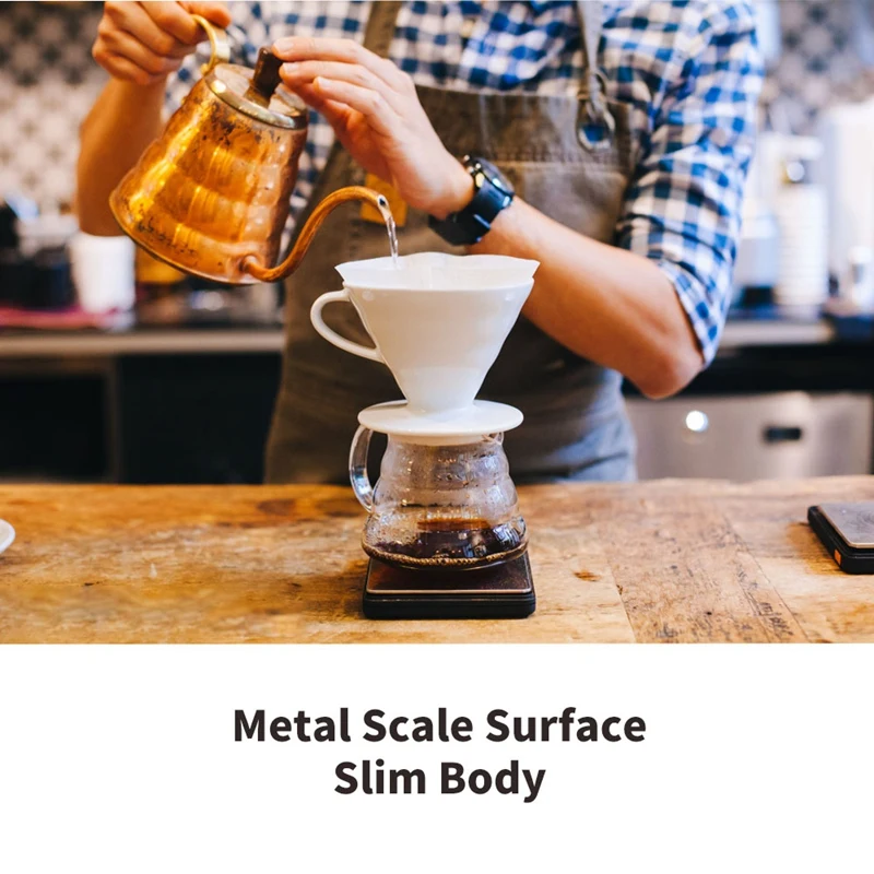 3kg/0.1g Coffee Scale LCD Portable Mini Electronic Digital Scales With Timer Kitchen Weight Balance Scale for Tea Coffee Flour
3kg/0.1g Coffee Scale LCD Portable Mini Electronic Digital Scales With Timer Kitchen Weight Balance Scale for Tea Coffee Flour