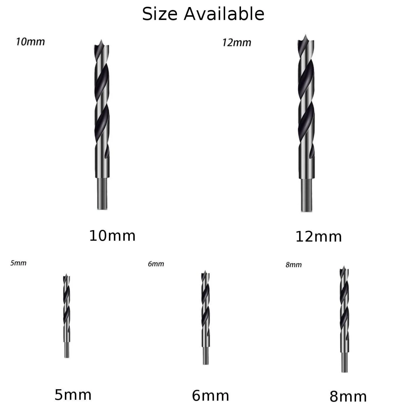 Multi-Function Three-Point Drill Bit For Woodworking Drill Bit Tool 5-12mm Multifunctional Triangle Drill Bit
Multi-Function Three-Point Drill Bit For Woodworking Drill Bit Tool 5-12mm Multifunctional Triangle Drill Bit