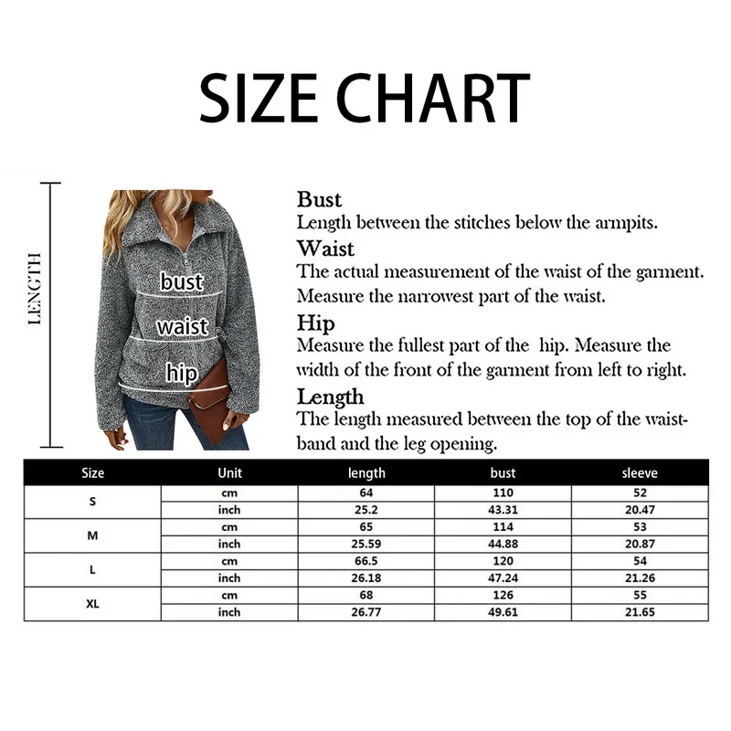 Fleece Faux Fur Coats Women Warm Soft Jacket Autumn Winter Zipper Outerwear Long Sleeve Overcoat Solid Jacket Women Polyerest
Fleece Faux Fur Coats Women Warm Soft Jacket Autumn Winter Zipper Outerwear Long Sleeve Overcoat Solid Jacket Women Polyerest