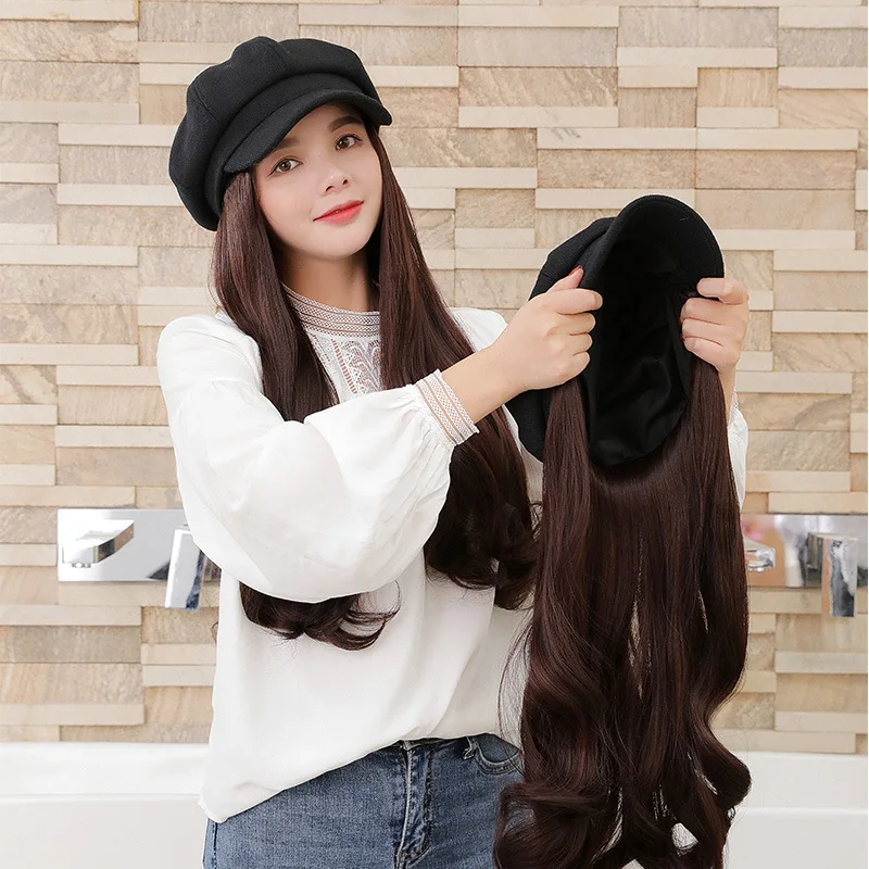 Net Red British Retro Female Autumn And Winter Korean Version Of The Trend Of All-Match Octagonal Beret Hat One Wig Hat
Net Red British Retro Female Autumn And Winter Korean Version Of The Trend Of All-Match Octagonal Beret Hat One Wig Hat