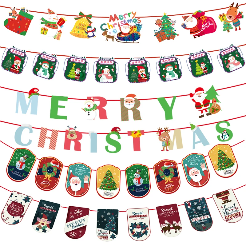 1 Набор, Новый рождественский флажок, рождественские украшения для дома, новый год 2022, декоративные украшения
1 Набор, Новый рождественский флажок, рождественские украшения для дома, новый год 2022, декоративные украшения