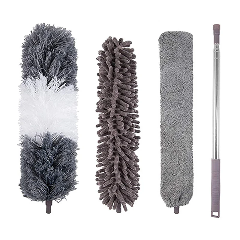 4PCS Microfiber Duster with Stainless Steel Extension Pole Bendable Dusters Lightweight for Cleaning Ceiling Fan Blinds
4PCS Microfiber Duster with Stainless Steel Extension Pole Bendable Dusters Lightweight for Cleaning Ceiling Fan Blinds