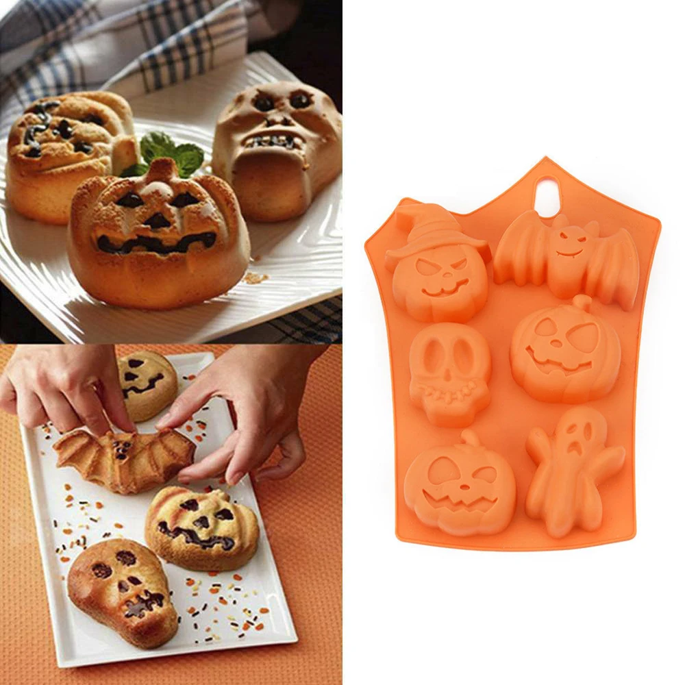 Wedding Decoration Diy Halloween Home Pumpkin Ghost Skeleton Cookies Molds Silicone Cake Chocolate Fondant Baking Molds Tools
Wedding Decoration Diy Halloween Home Pumpkin Ghost Skeleton Cookies Molds Silicone Cake Chocolate Fondant Baking Molds Tools