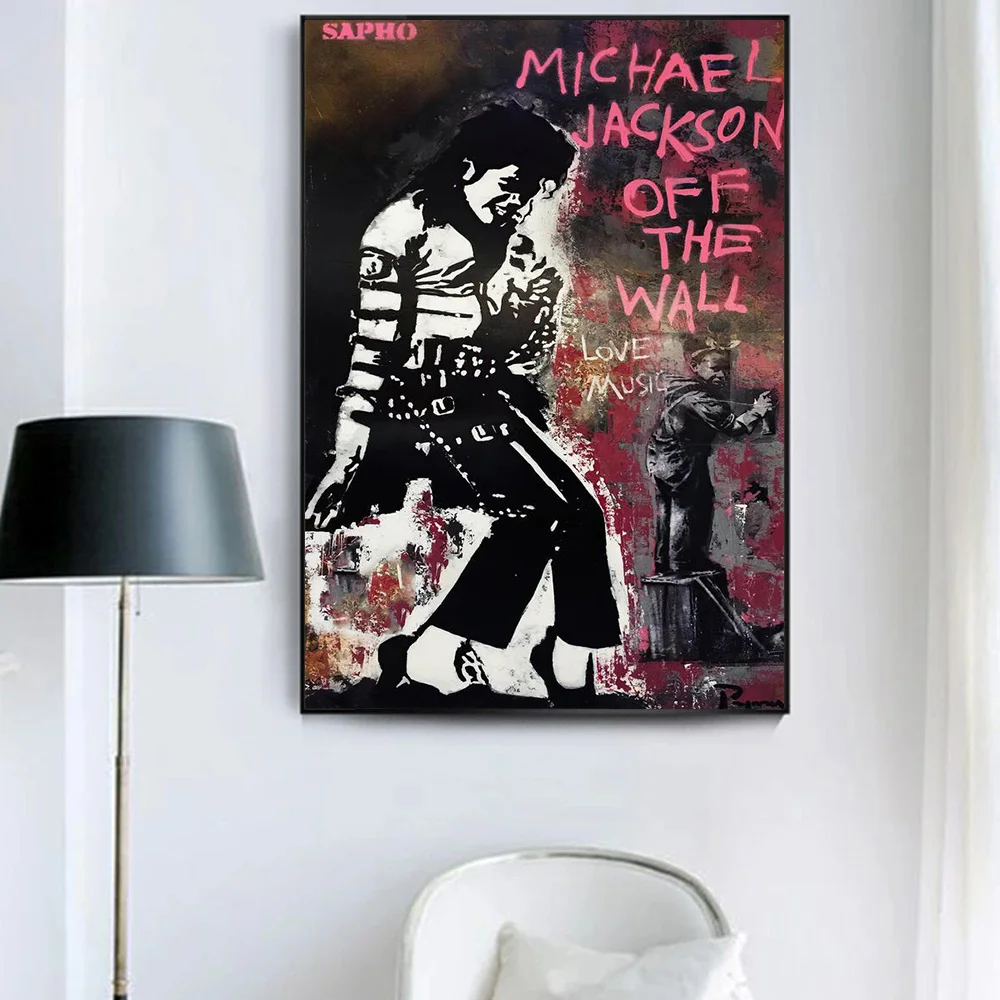 Banksy Art Wall Art Decor Canvas Painting Michael Jackson Posters And Prints Graffiti Art Picture For Living Room Home Decor
Banksy Art Wall Art Decor Canvas Painting Michael Jackson Posters And Prints Graffiti Art Picture For Living Room Home Decor