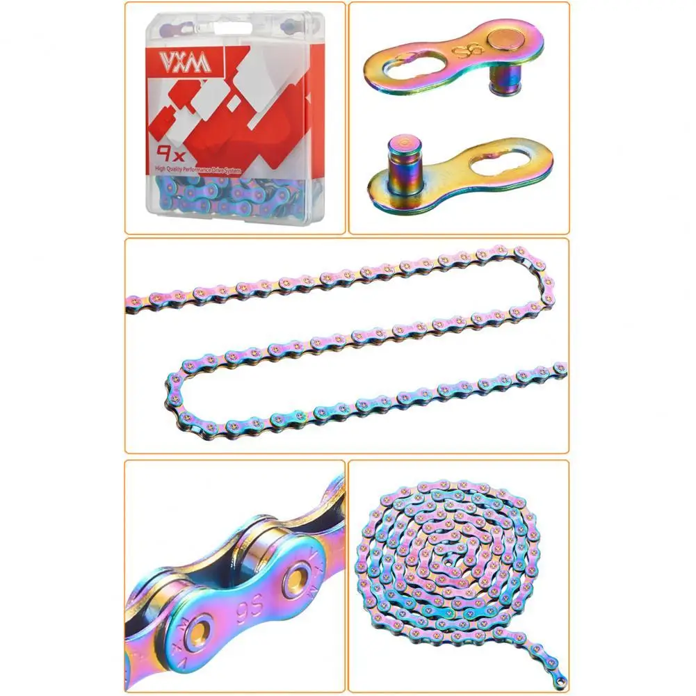 Dazzling High-quality Strong Pull Force Road Bike Chain Lightweight Bike Chain Well Fit
Dazzling High-quality Strong Pull Force Road Bike Chain Lightweight Bike Chain Well Fit