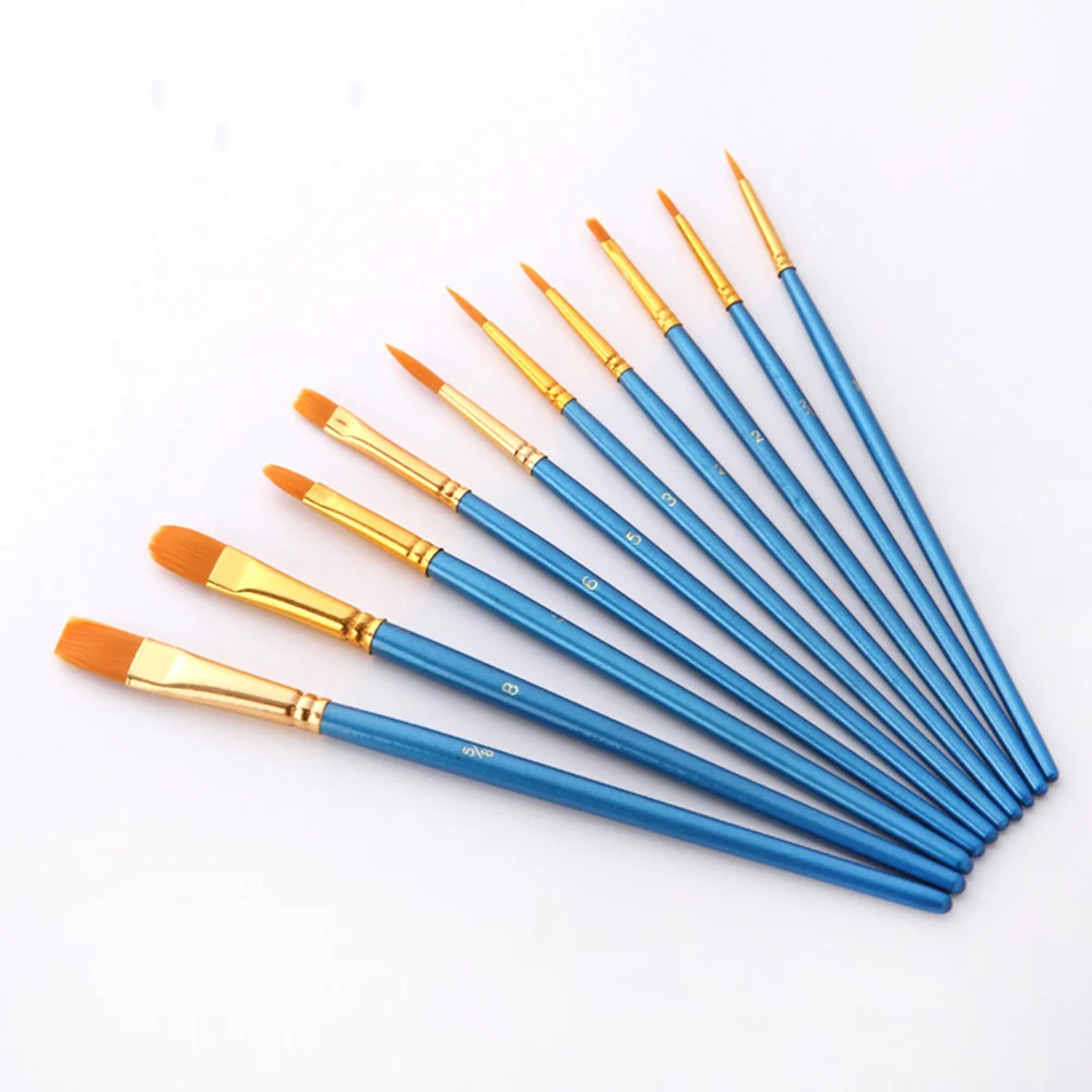 10 in 1 Painting Brushes Set Art Functional Gouache Oil Watercolor Drawing Tool Line Drawing Tool with 2 PCS Color Palette 
10 in 1 Painting Brushes Set Art Functional Gouache Oil Watercolor Drawing Tool Line Drawing Tool with 2 PCS Color Palette