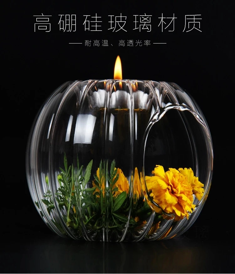 Pumpkin Crystal Essential Oil Micro Landscape Romantic Dinner With Glass Candlestick Wedding Home Decor Candle Holders
Pumpkin Crystal Essential Oil Micro Landscape Romantic Dinner With Glass Candlestick Wedding Home Decor Candle Holders