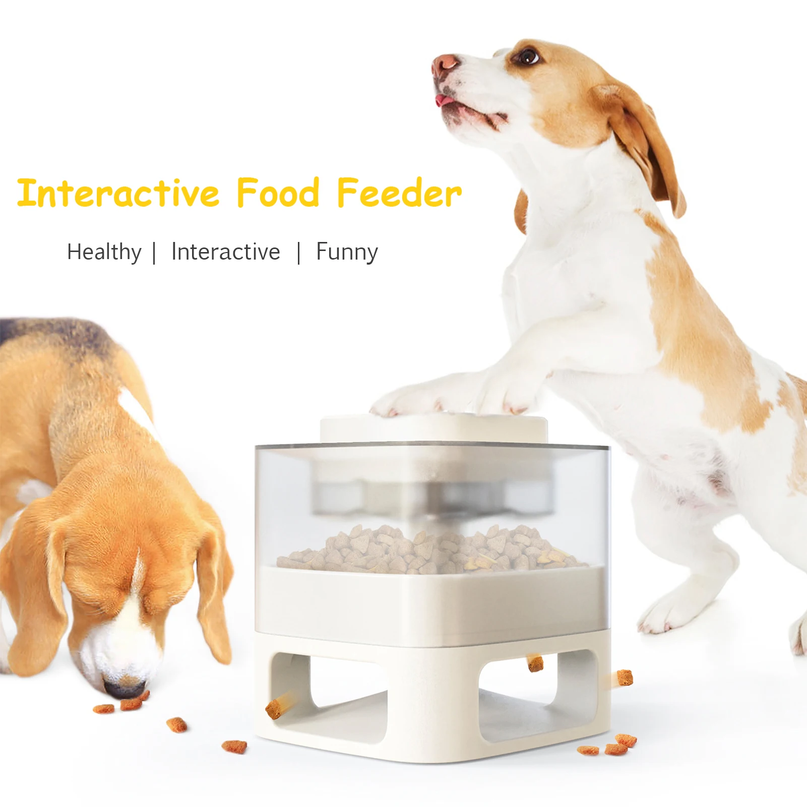 Dog Food Feeder Pet Food Dispenser Interactive Slow Feeder for Cat Dog Food Leaker Treat Training Feeding Toys Educational Toy
Dog Food Feeder Pet Food Dispenser Interactive Slow Feeder for Cat Dog Food Leaker Treat Training Feeding Toys Educational Toy