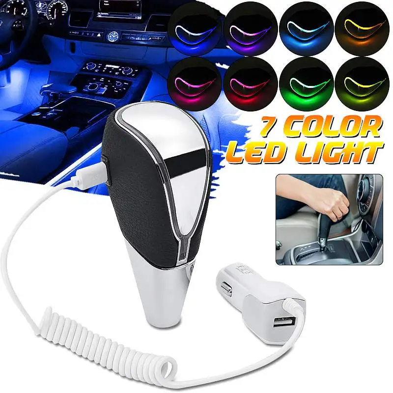 Car Gear Shift Knob LED Lever Shifter Gearstick Multi-color Changeable LED Shift Knob AT MT Universal
Car Gear Shift Knob LED Lever Shifter Gearstick Multi-color Changeable LED Shift Knob AT MT Universal