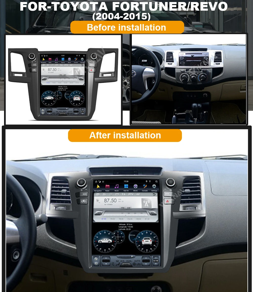 Автомобильный мультимедийный плеер, 12,1 дюймов, GPS-навигатор, стерео, для Toyota Fortuner 2004-2015, головное устройство автомобильного радио
Автомобильный мультимедийный плеер, 12,1 дюймов, GPS-навигатор, стерео, для Toyota Fortuner 2004-2015, головное устройство автомобильного радио