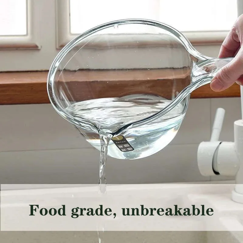 Water Spoon Long Handle Plastic Deepen Thicken Large Transparent Non-slip Durable Water Scoop Bathroom Kitchen Gadgets Household
Water Spoon Long Handle Plastic Deepen Thicken Large Transparent Non-slip Durable Water Scoop Bathroom Kitchen Gadgets Household
