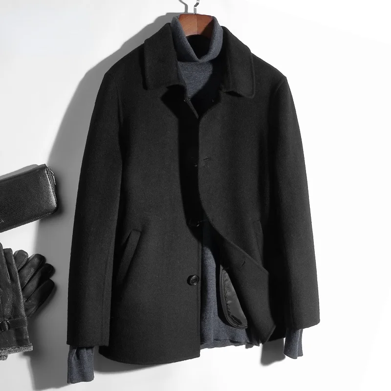 2021 Autumn Men's Wool Coat Winter Double-sided Woolen Jacket Male Short Casual Korean Coat Man's Streetwear Manteau Homme 884
2021 Autumn Men's Wool Coat Winter Double-sided Woolen Jacket Male Short Casual Korean Coat Man's Streetwear Manteau Homme 884