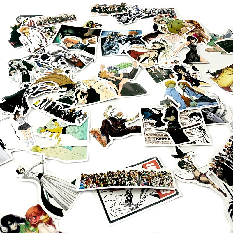 50Pcs Japanese Classic Animation BLEACH Stickers For Refrigerator Suitcase Diary Book Scrapbook Graffiti Waterproof Sticker
50Pcs Japanese Classic Animation BLEACH Stickers For Refrigerator Suitcase Diary Book Scrapbook Graffiti Waterproof Sticker
