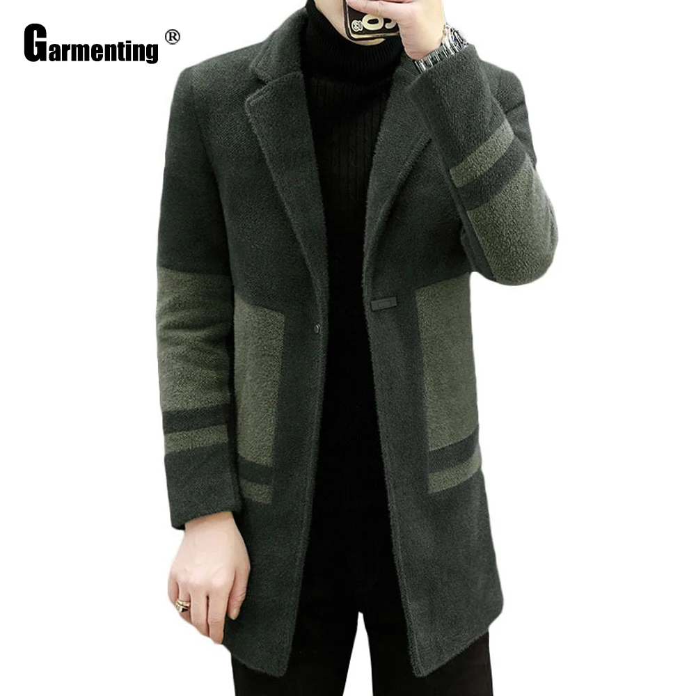 Men Elegant Leisure Wool Blends Long Coats 2021 Single Breasted Winter Warm Jackets New Patchwork Tunic Outerwear Men Clothing
Men Elegant Leisure Wool Blends Long Coats 2021 Single Breasted Winter Warm Jackets New Patchwork Tunic Outerwear Men Clothing